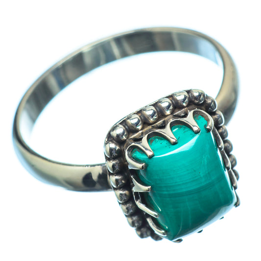 Malachite Rings handcrafted by Ana Silver Co - RING21286