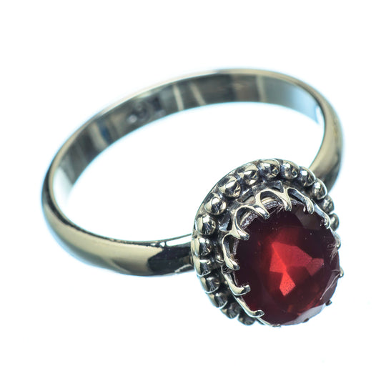 Garnet Rings handcrafted by Ana Silver Co - RING21318