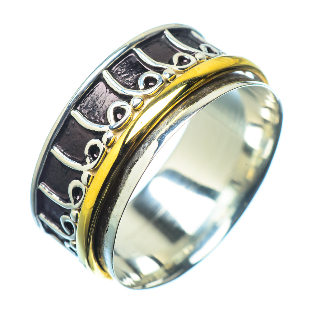 Meditation Spinner Rings handcrafted by Ana Silver Co - RING21344