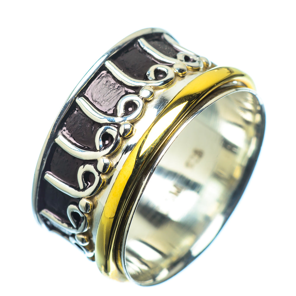 Meditation Spinner Rings handcrafted by Ana Silver Co - RING21363 - Photo 2