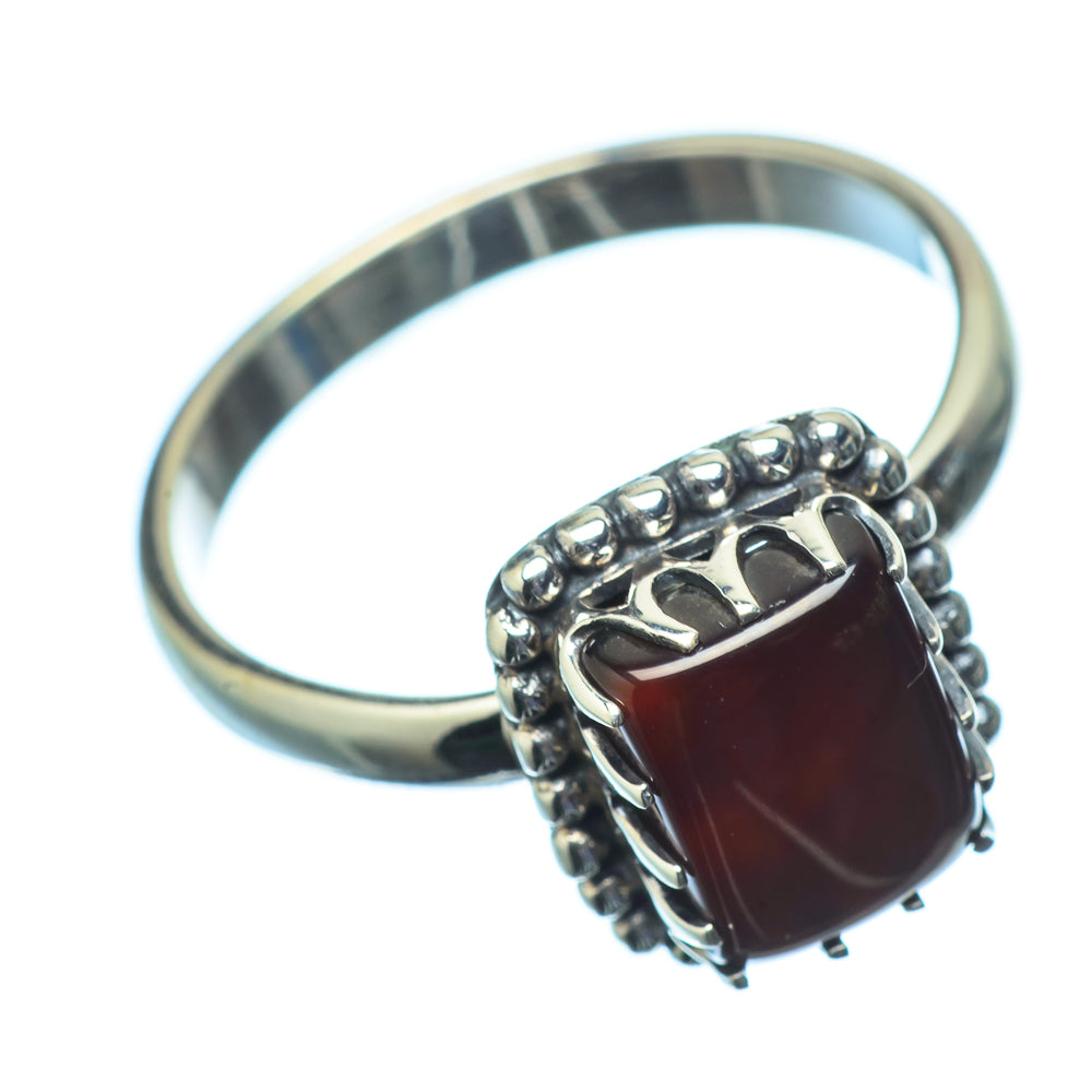 Red Onyx Rings handcrafted by Ana Silver Co - RING21376