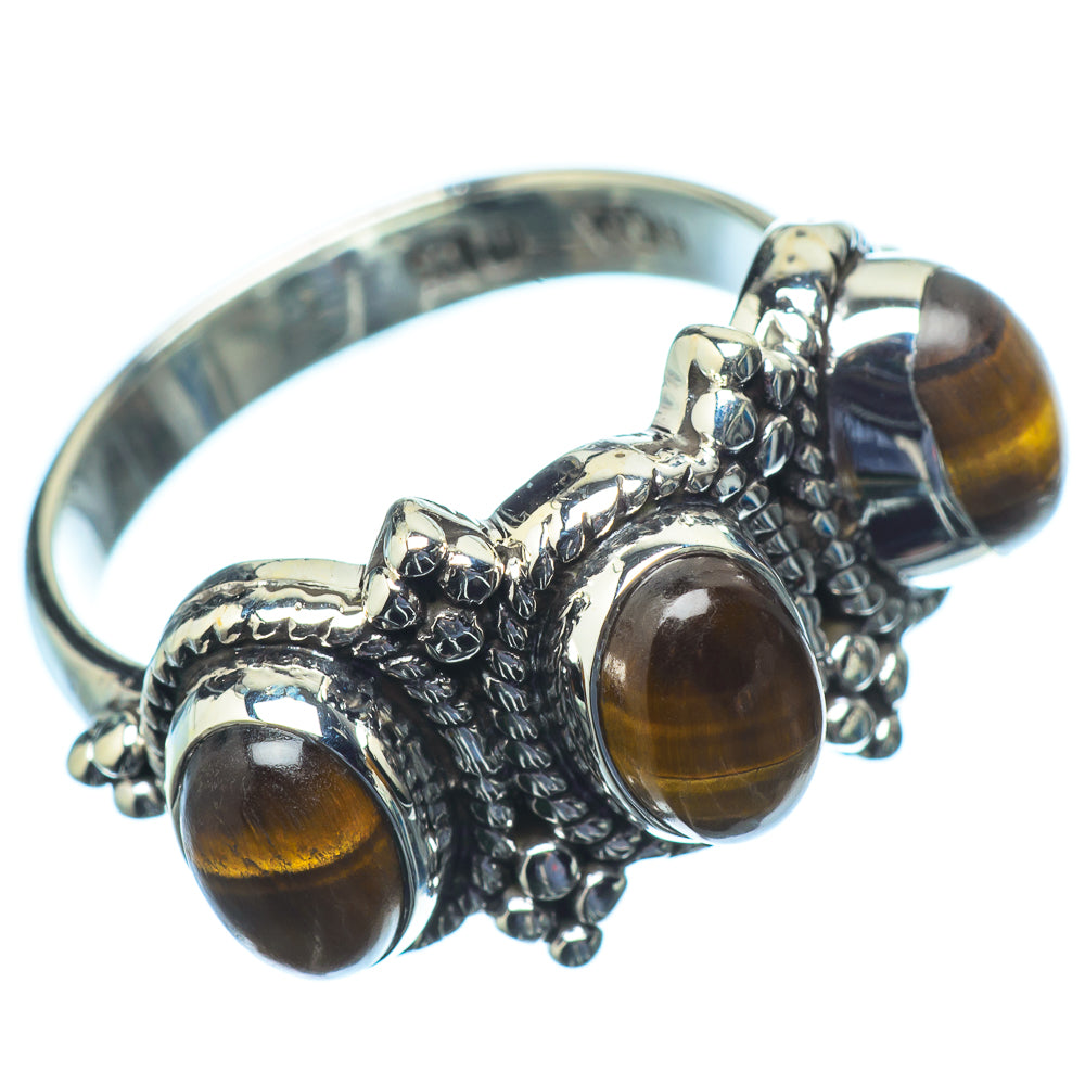 Tiger Eye Rings handcrafted by Ana Silver Co - RING21415