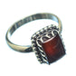 Red Onyx Rings handcrafted by Ana Silver Co - RING21432