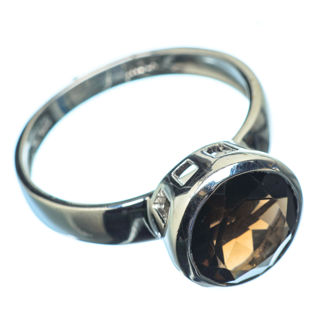 Smoky Quartz Rings handcrafted by Ana Silver Co - RING21492