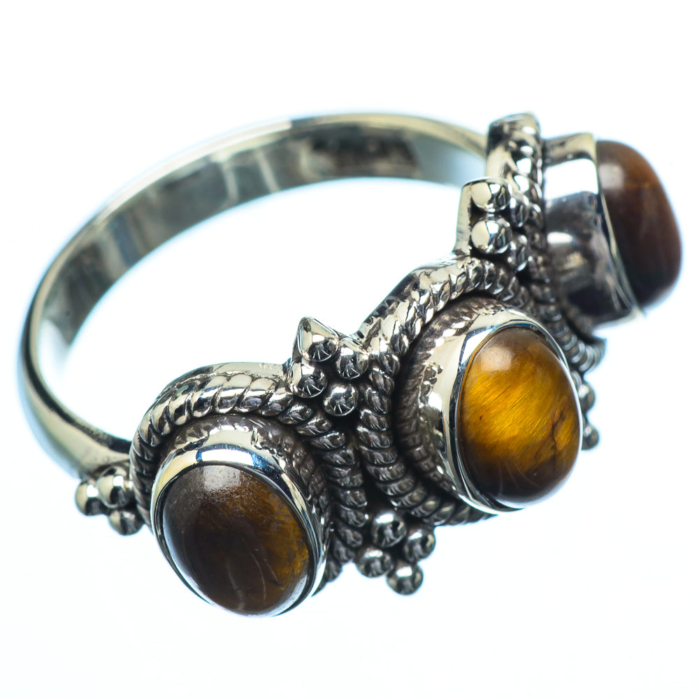 Tiger Eye Rings handcrafted by Ana Silver Co - RING21592