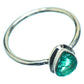 Zambian Emerald Rings handcrafted by Ana Silver Co - RING21695