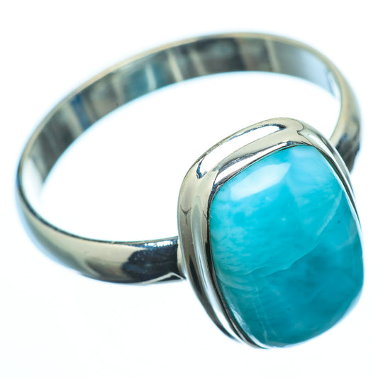 Larimar Rings handcrafted by Ana Silver Co - RING21737