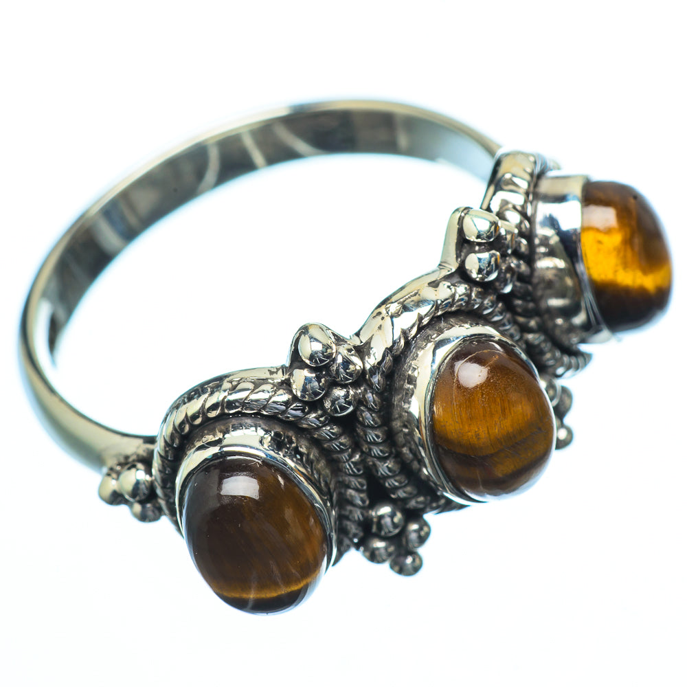 Tiger Eye Rings handcrafted by Ana Silver Co - RING21744