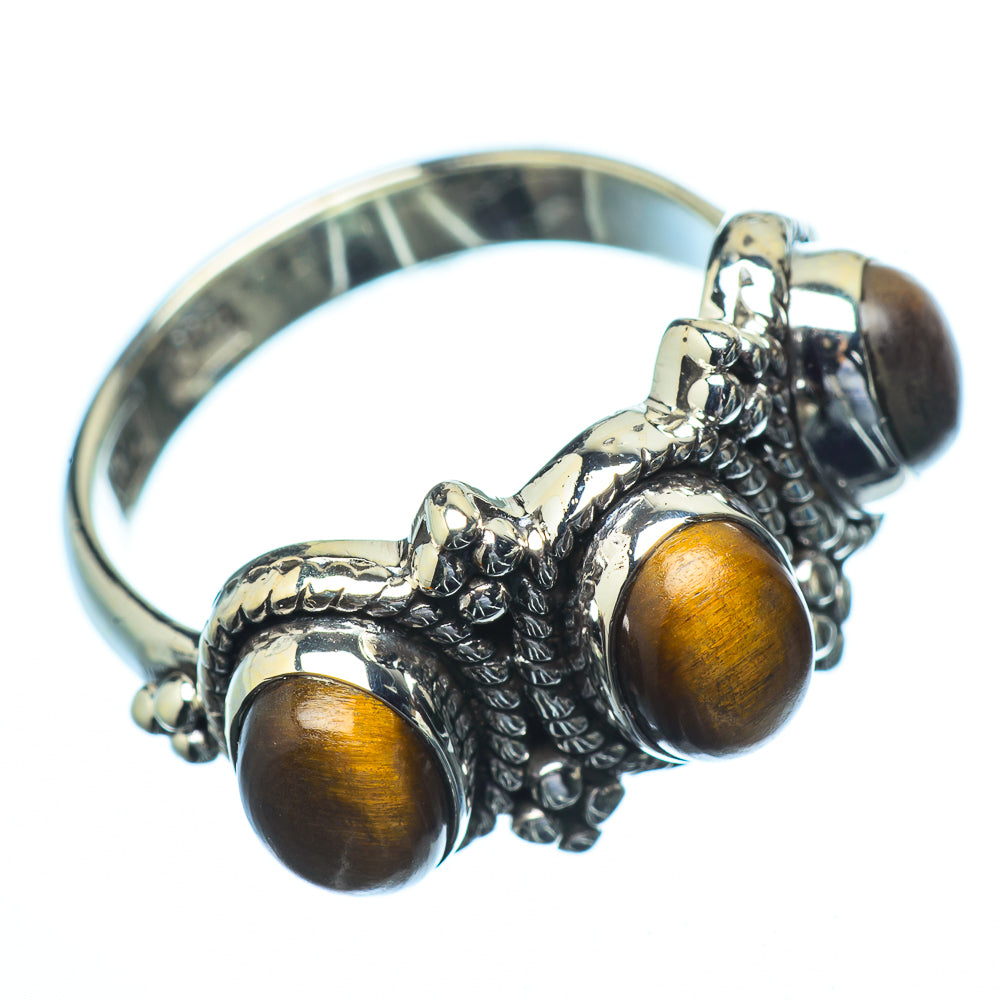 Tiger Eye Rings handcrafted by Ana Silver Co - RING21769