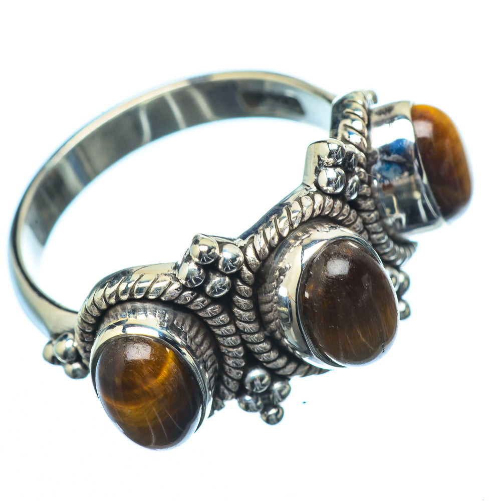 Tiger Eye Rings handcrafted by Ana Silver Co - RING21811