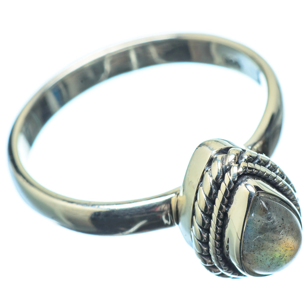 Labradorite Rings handcrafted by Ana Silver Co - RING22246