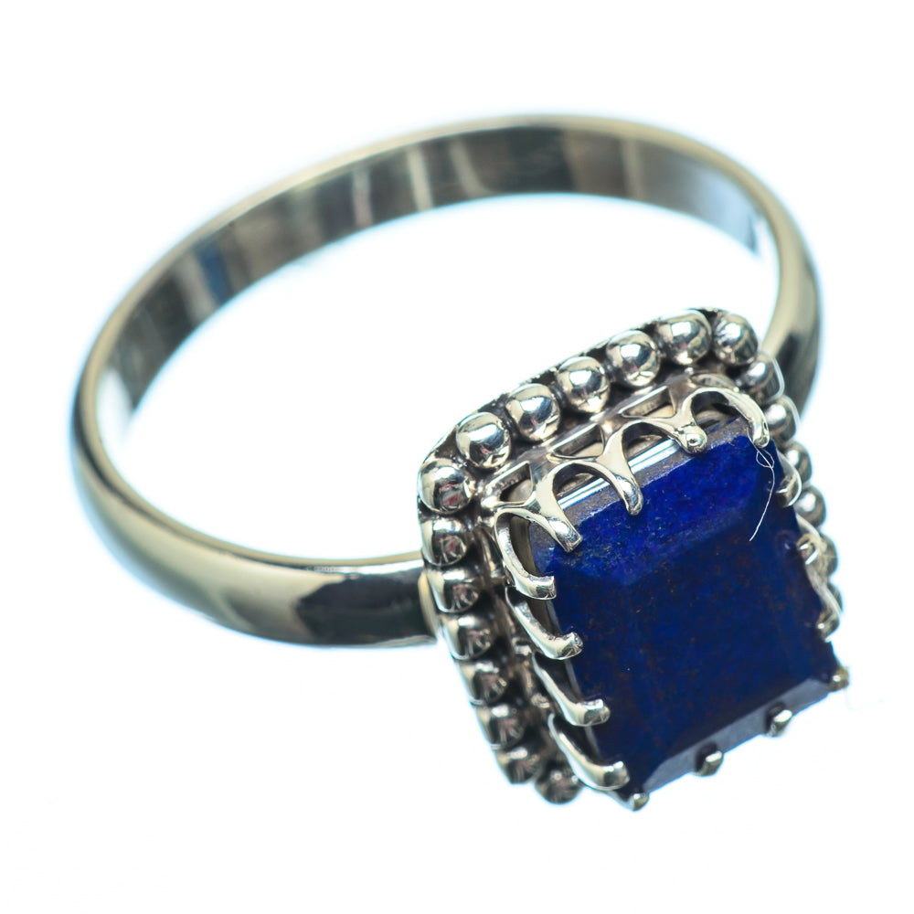 Lapis Lazuli Rings handcrafted by Ana Silver Co - RING22259
