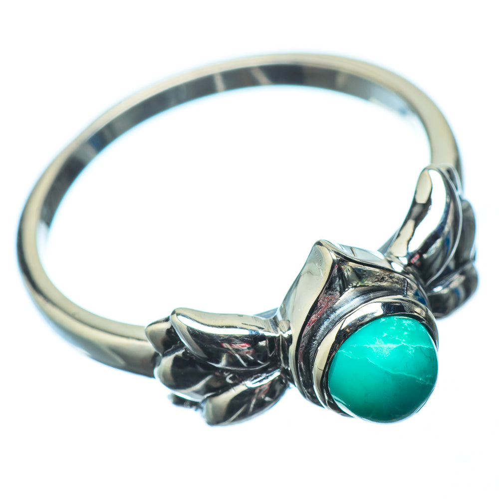 Tibetan Turquoise Rings handcrafted by Ana Silver Co - RING22314