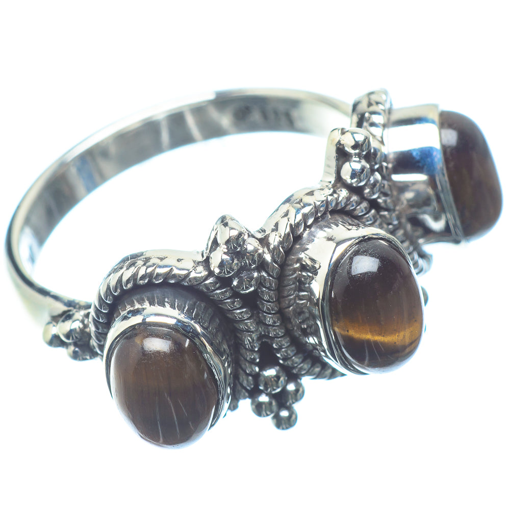 Tiger Eye Rings handcrafted by Ana Silver Co - RING22391