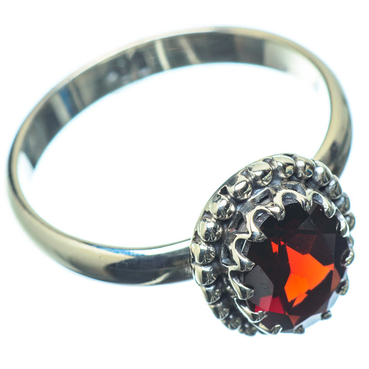 Garnet Rings handcrafted by Ana Silver Co - RING22536