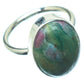 Ruby Fuchsite Rings handcrafted by Ana Silver Co - RING22614