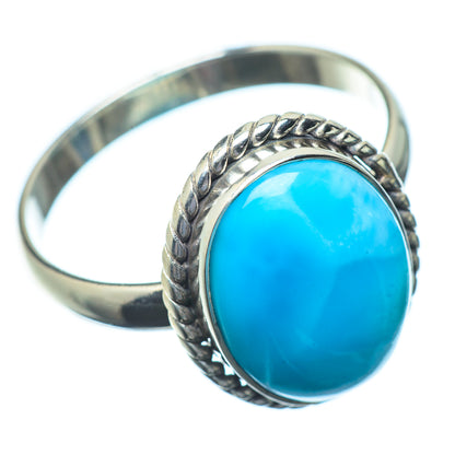 Larimar Rings handcrafted by Ana Silver Co - RING22840