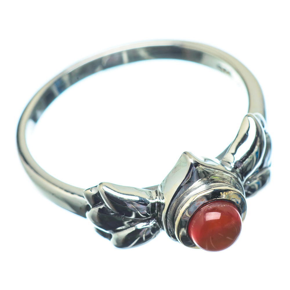 Red Onyx Rings handcrafted by Ana Silver Co - RING23012