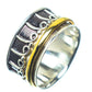 Meditation Spinner Rings handcrafted by Ana Silver Co - RING23021