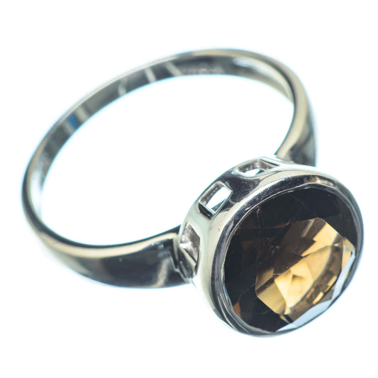 Smoky Quartz Rings handcrafted by Ana Silver Co - RING23077