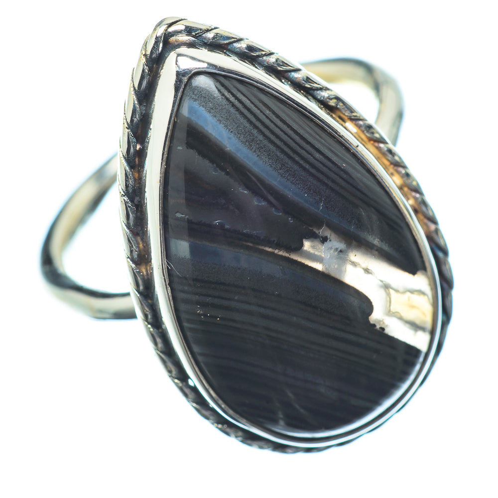 Psilomelane Rings handcrafted by Ana Silver Co - RING23174