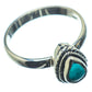 Tibetan Turquoise Rings handcrafted by Ana Silver Co - RING23219