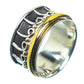 Meditation Spinner Rings handcrafted by Ana Silver Co - RING23244