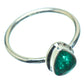 Zambian Emerald Rings handcrafted by Ana Silver Co - RING23297