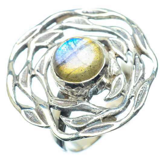 Labradorite Rings handcrafted by Ana Silver Co - RING23466