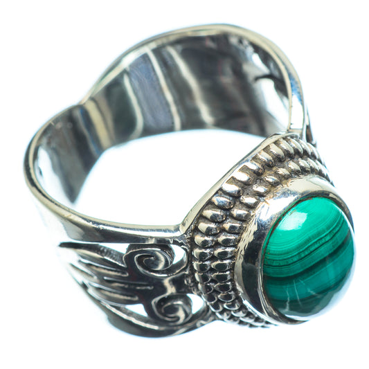 Malachite Rings handcrafted by Ana Silver Co - RING23492