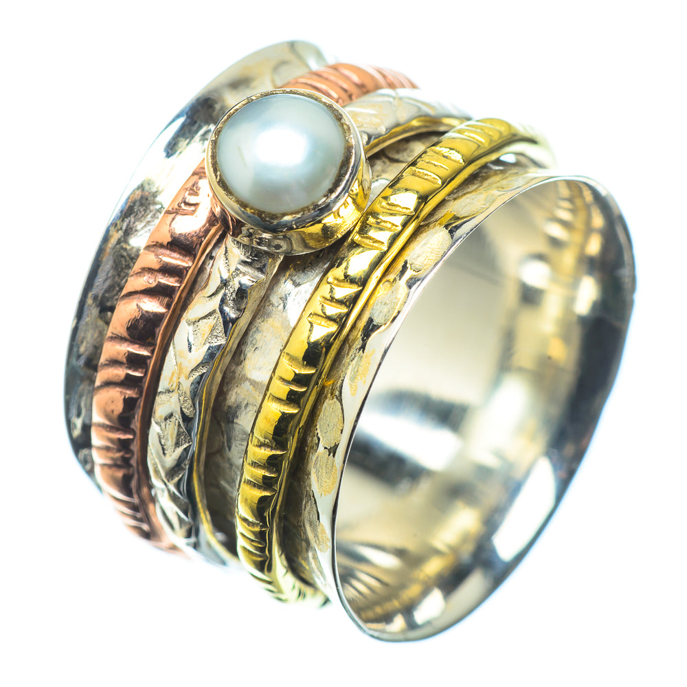 Cultured Pearl Rings handcrafted by Ana Silver Co - RING23578
