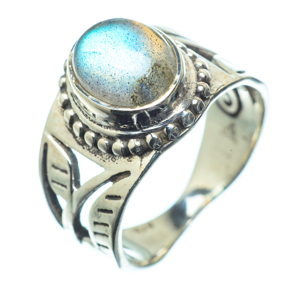 Labradorite Rings handcrafted by Ana Silver Co - RING23586