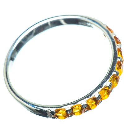 Mandarin Citrine Rings handcrafted by Ana Silver Co - RING23777
