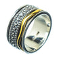 Meditation Spinner Rings handcrafted by Ana Silver Co - RING23814
