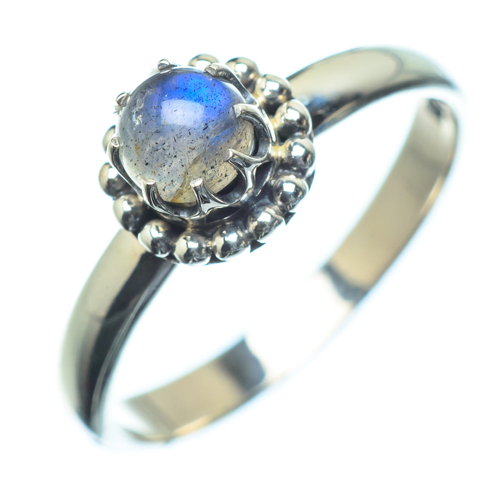 Labradorite Rings handcrafted by Ana Silver Co - RING23820