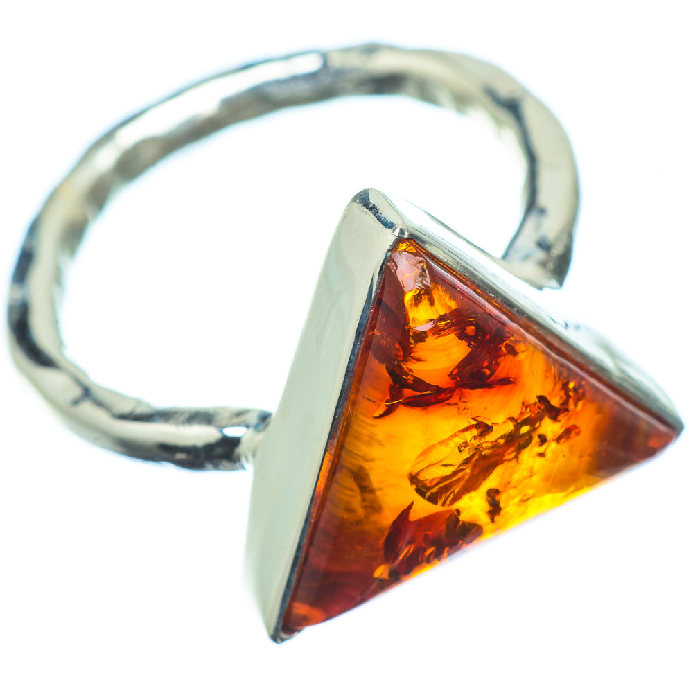 Baltic Amber Rings handcrafted by Ana Silver Co - RING23971