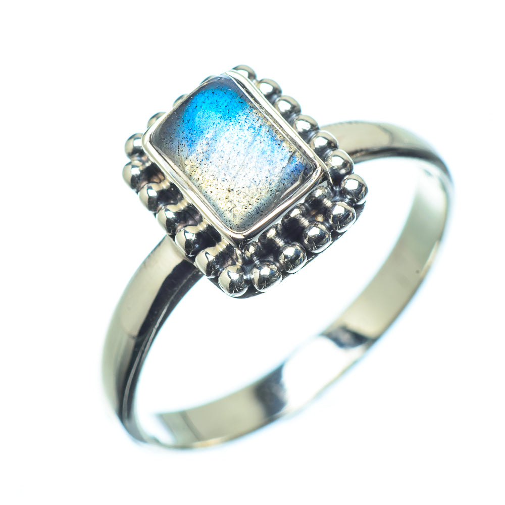 Labradorite Rings handcrafted by Ana Silver Co - RING23991