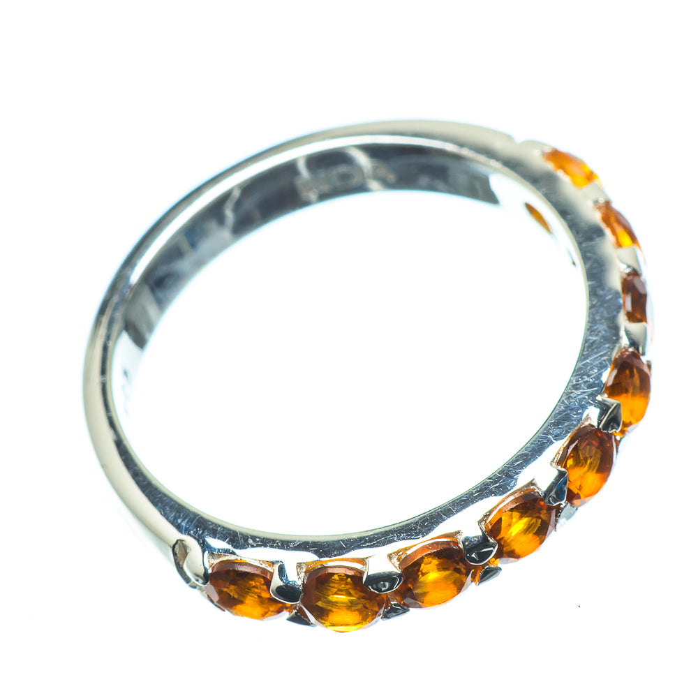 Mandarin Citrine Rings handcrafted by Ana Silver Co - RING24039