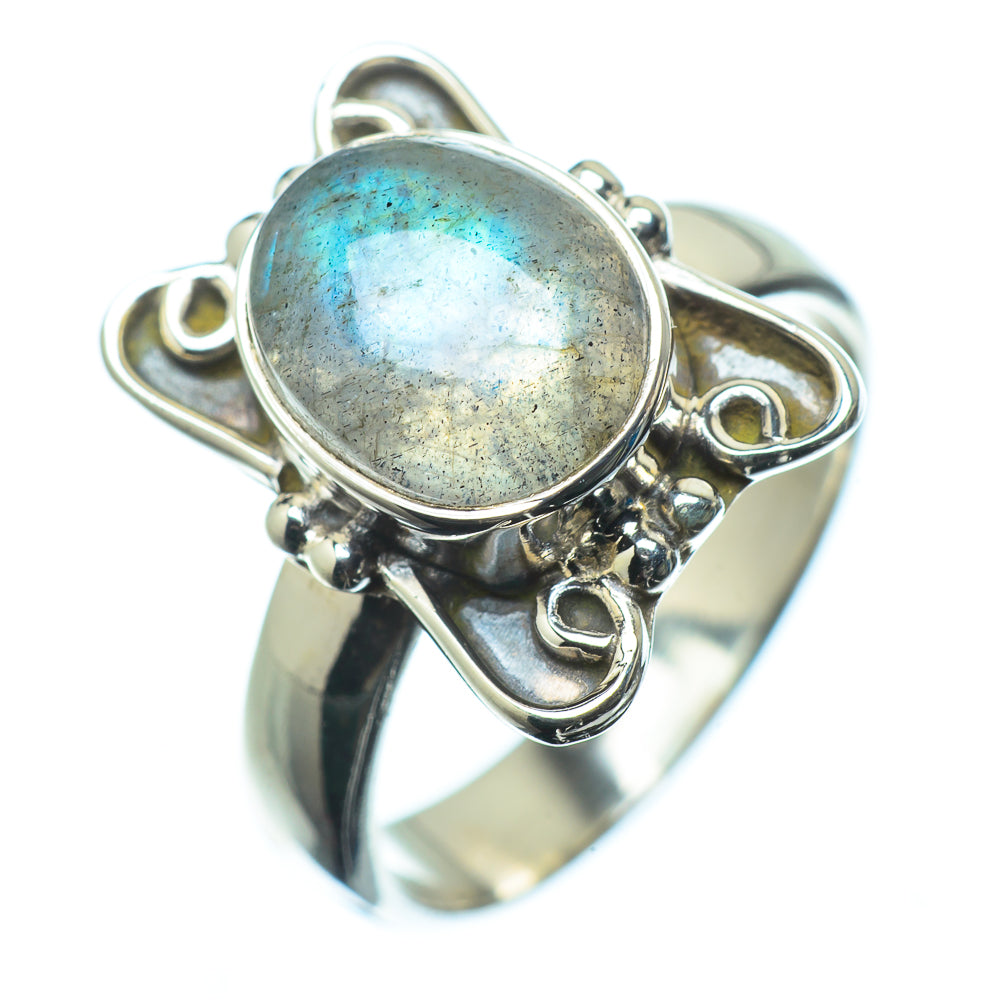 Labradorite Rings handcrafted by Ana Silver Co - RING24068
