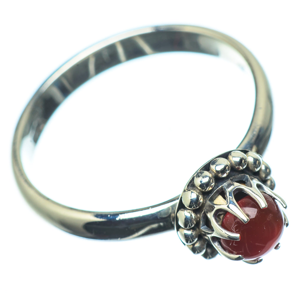Red Onyx Rings handcrafted by Ana Silver Co - RING24079
