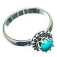 Tibetan Turquoise Rings handcrafted by Ana Silver Co - RING24125