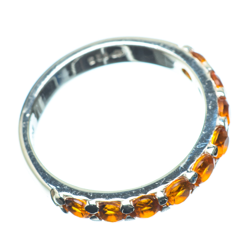 Mandarin Citrine Rings handcrafted by Ana Silver Co - RING24188