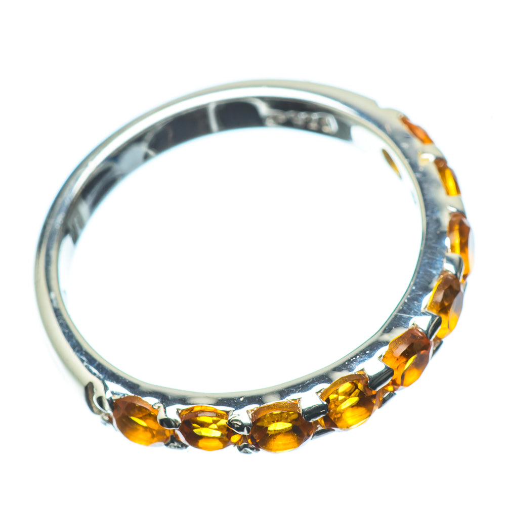 Mandarin Citrine Rings handcrafted by Ana Silver Co - RING24198
