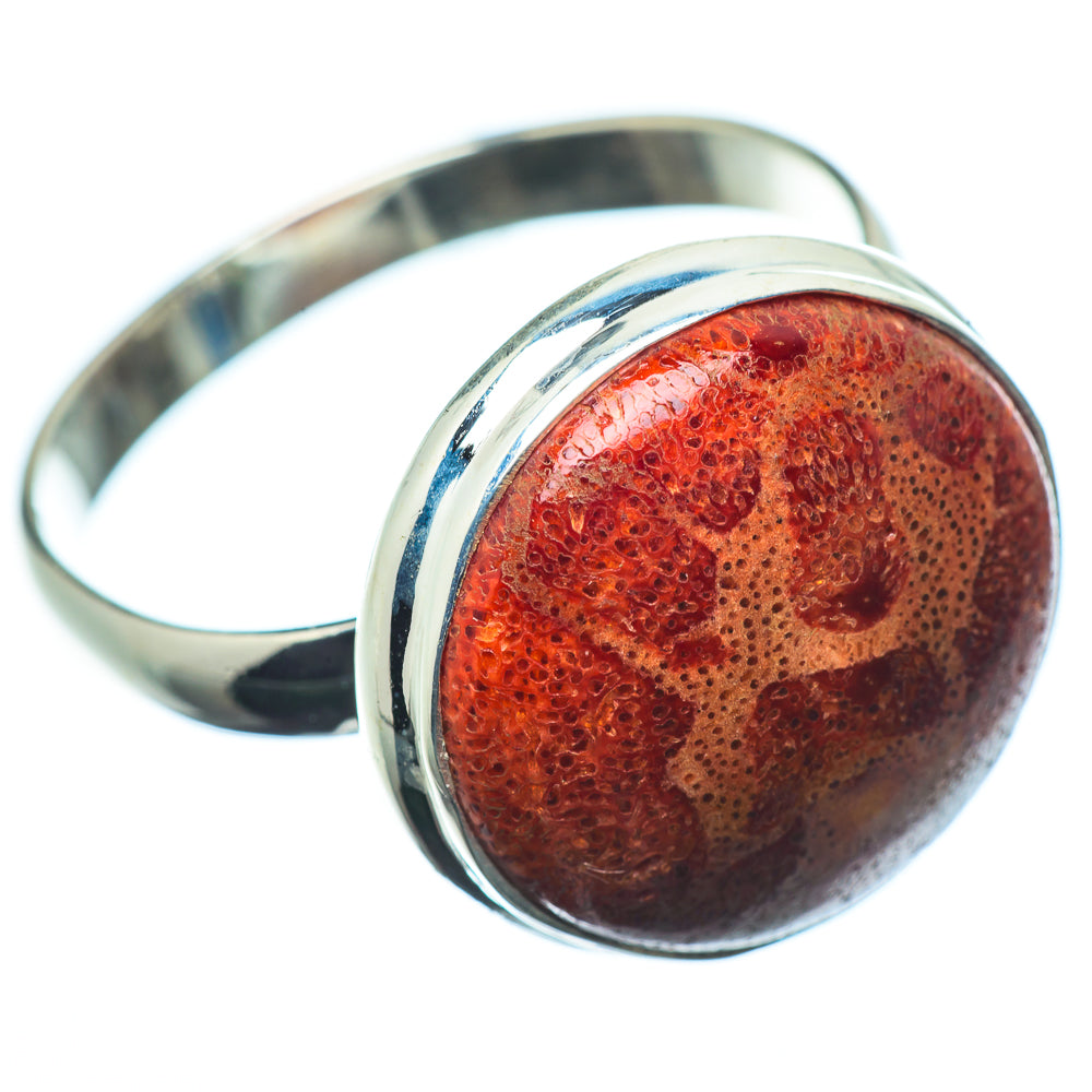 Sponge Coral Rings handcrafted by Ana Silver Co - RING24280