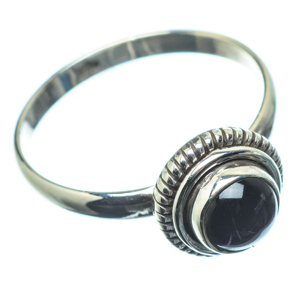 Black Onyx Rings handcrafted by Ana Silver Co - RING24473