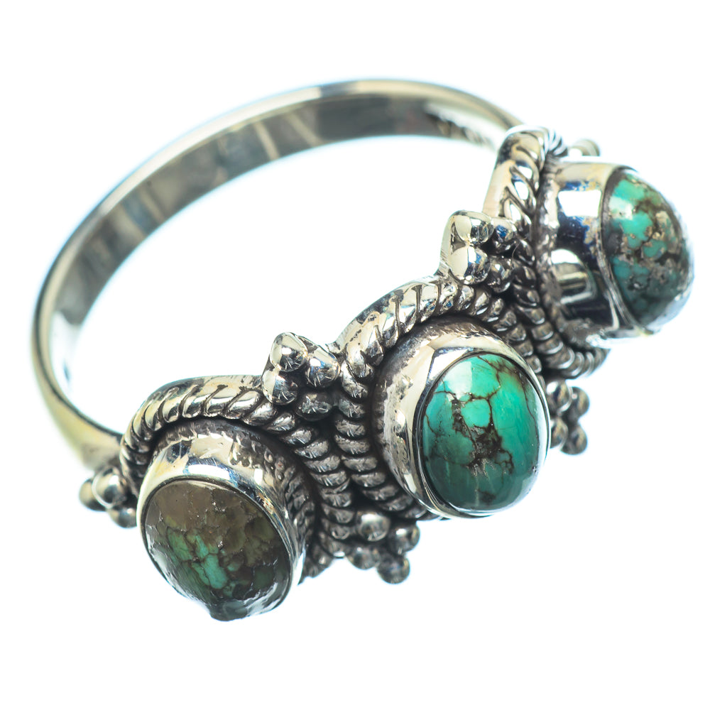 Turquoise Rings handcrafted by Ana Silver Co - RING24566