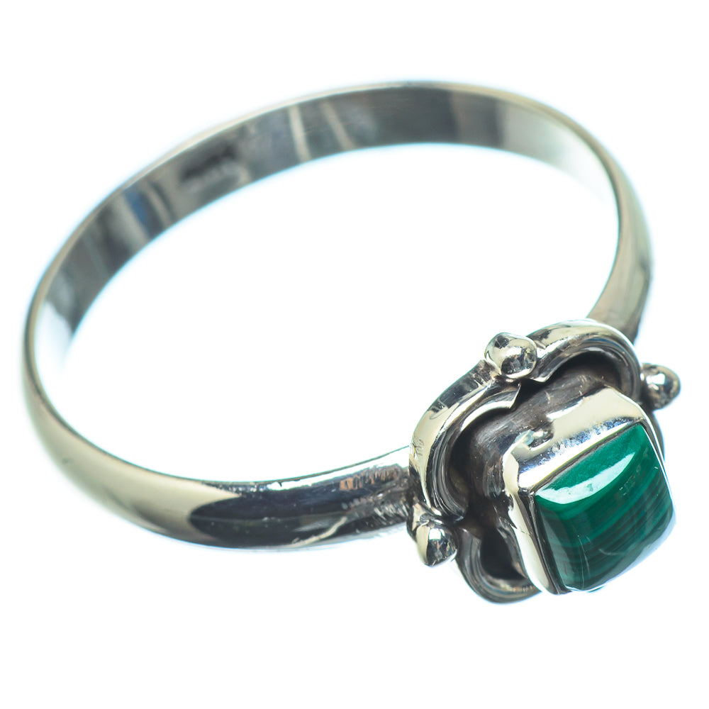 Malachite Rings handcrafted by Ana Silver Co - RING24591