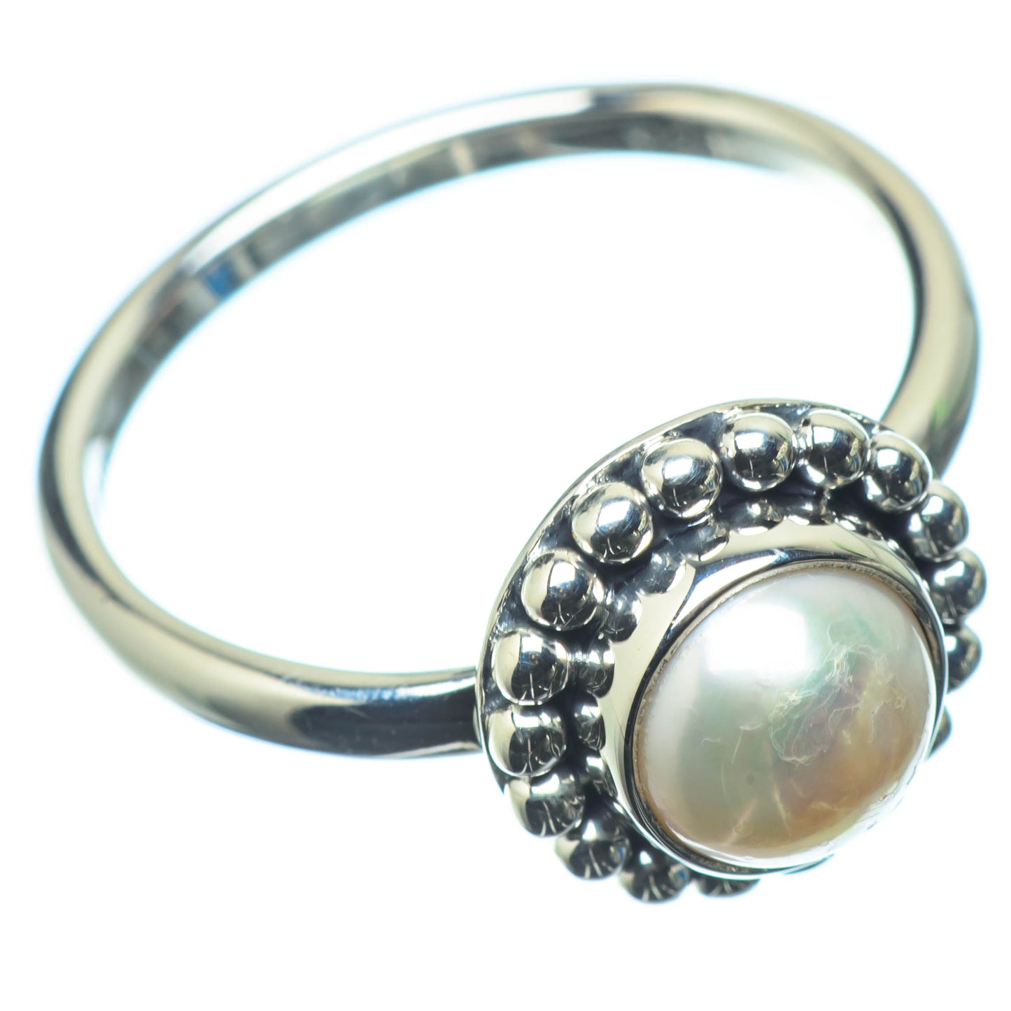 Cultured Pearl Rings handcrafted by Ana Silver Co - RING24771