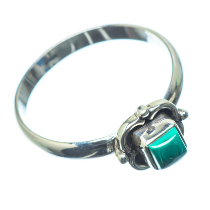 Malachite Rings handcrafted by Ana Silver Co - RING24813