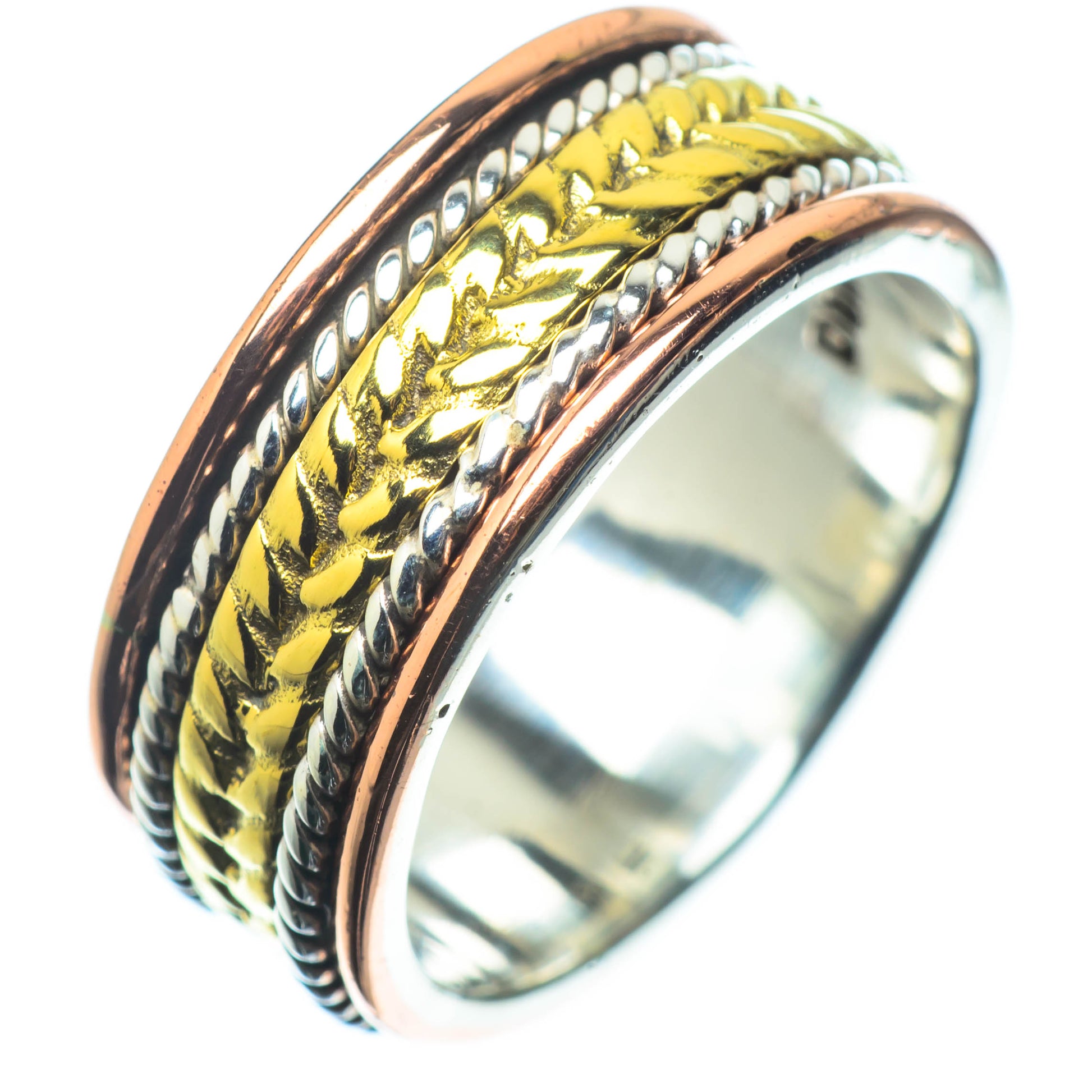Meditation Spinner Rings handcrafted by Ana Silver Co - RING24855